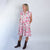 Americana Floral Tiered Dress