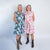 Americana Floral Tiered Dress