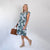 Americana Floral Tiered Dress
