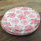 50 States Peonies Melamine Dinner Plates