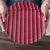 Oklahoma Stripe Melamine Dinner Plates