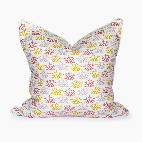 California Coral Square Pillow Cover Only
