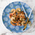 Alabama Hydrangea Melamine Dinner Plates