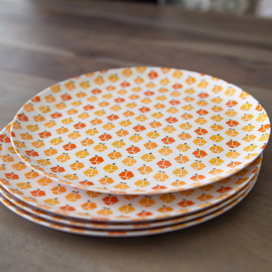Georgia Peaches Melamine Dinner Plates