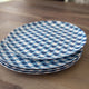 South Carolina Check Melamine Dinner Plates