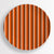 Oklahoma Stripe Melamine Dinner Plates
