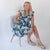 Americana Floral Tiered Dress