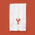 Louisiana Crawfish Embroidered Guest Towel