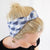 South Carolina Check Top Knot