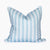 Georgia Bamboo Stripe Square Pillow Cover