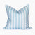 Georgia Bamboo Stripe Square Pillow Cover
