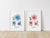 50 States Blue Hydrangea H+H x Urban Gardens Print