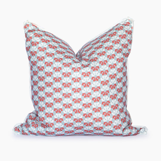 Louisiana Floral Square Pillow Cover