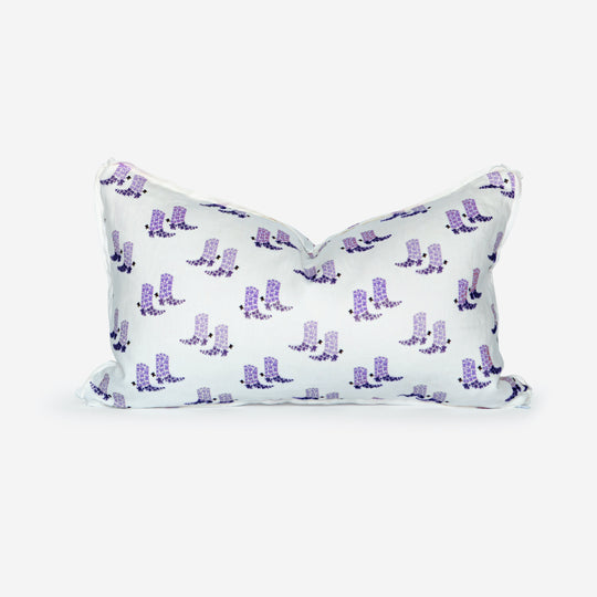 Texas Cowboy Boots Lumbar Pillow Cover Only