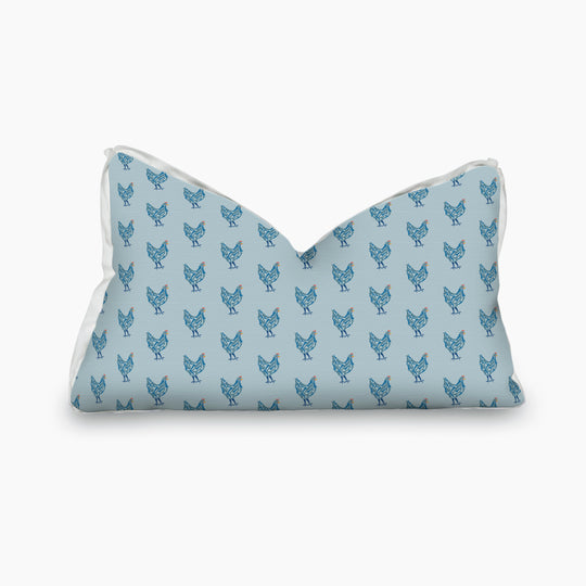Delaware Hens Lumbar Pillows Cover Only