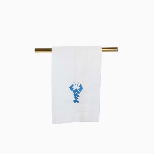 Louisiana Crawfish Embroidered Guest Towel