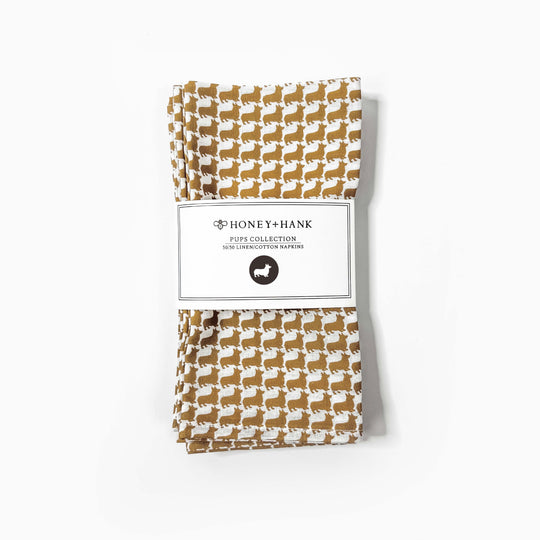 Corgi Check Napkins