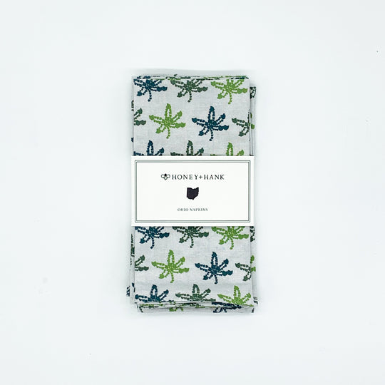 Ohio Buckeye Leaves Napkins
