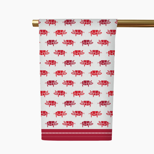 Arkansas Pigs Tea Towel