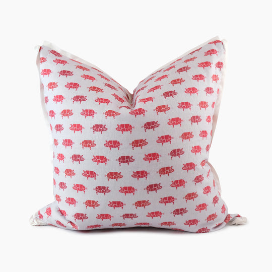 Arkansas Pigs Square Pillow Cover Only