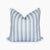 Michigan Herringbone Stripe Square Pillow Cover Only