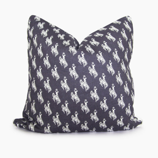 Wyoming Cowboy Paisley Square Pillow Cover Only