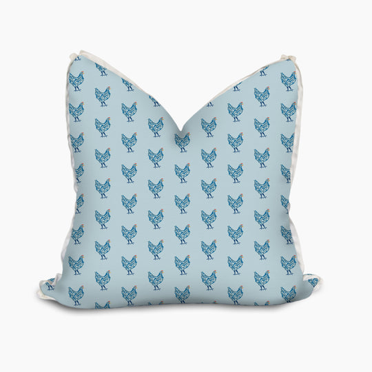 Delaware Hen Square Pillows Cover Only