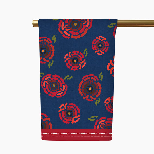 California Poppies Tea Towel