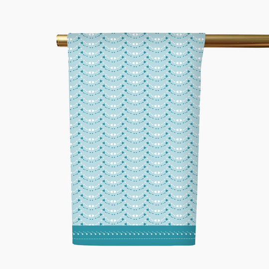 Hawaii Waves Tea Towel
