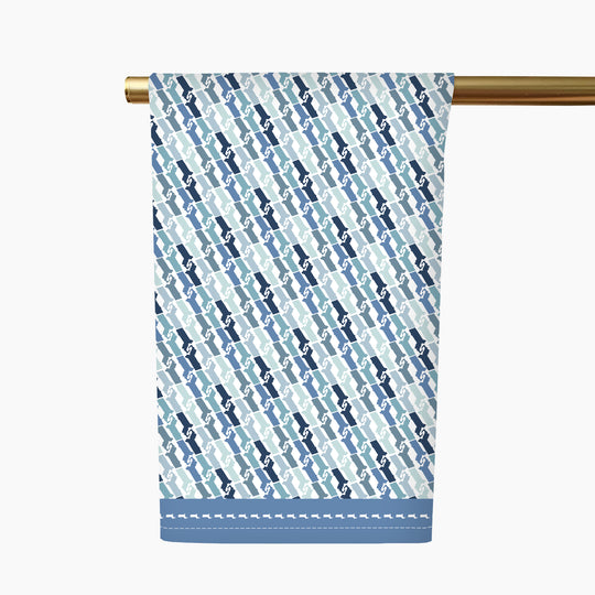 Massachusetts Cross Stitch Tea Towel