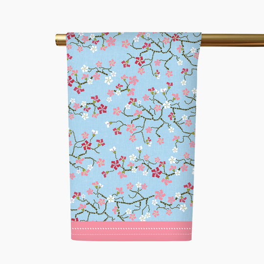 DC Cherry Blossoms Tea Towel