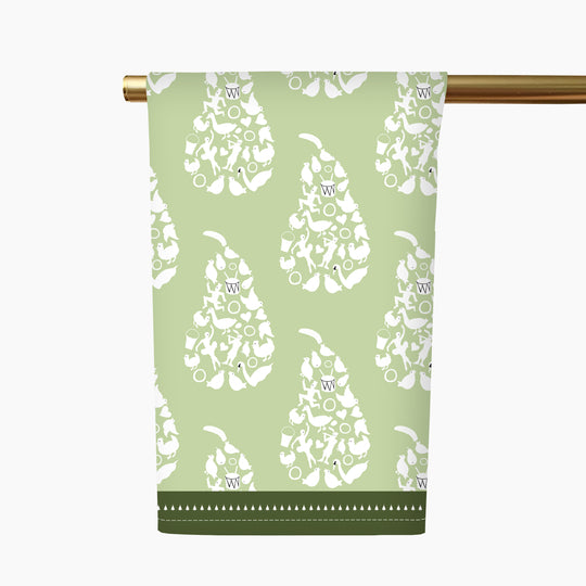 12 Days of Christmas Pears Tea Towel