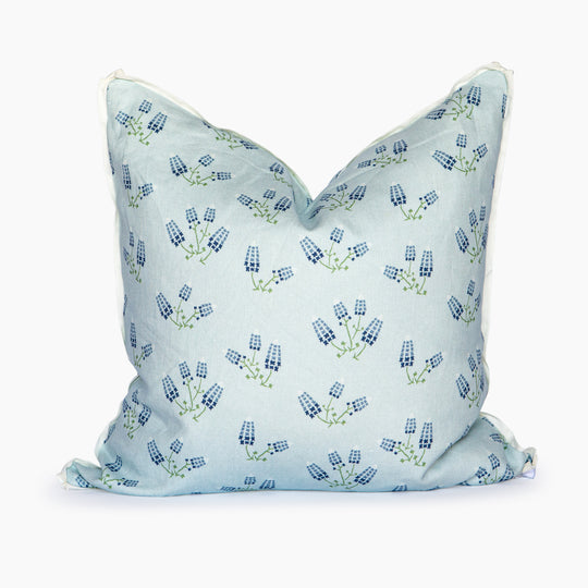 Texas Bluebonnets Square Pillow Cover Only