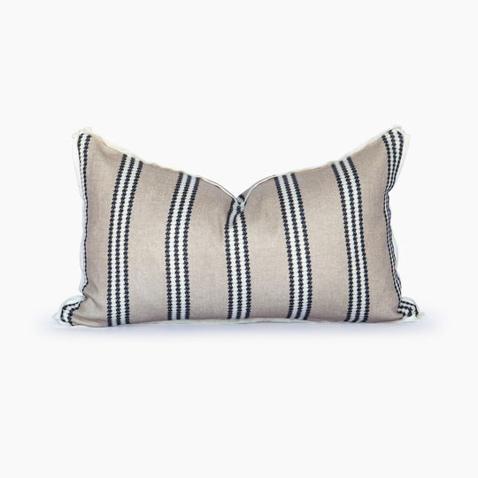 Texas Wide Woven Stripe Lumbar Pillow Cover Only