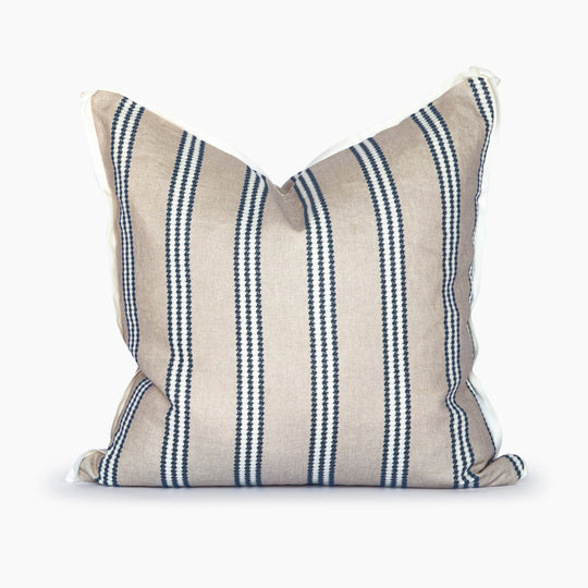 Texas Wide Woven Stripe Square Pillow Cover Only