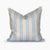 Texas Wide Woven Stripe Square Pillow Cover