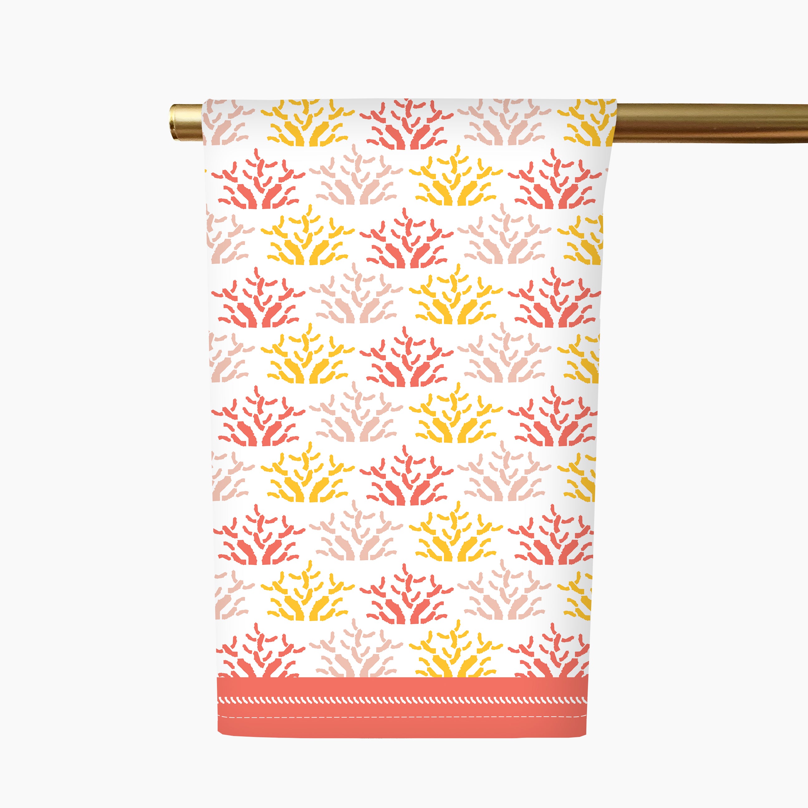 Coral shop tea towels
