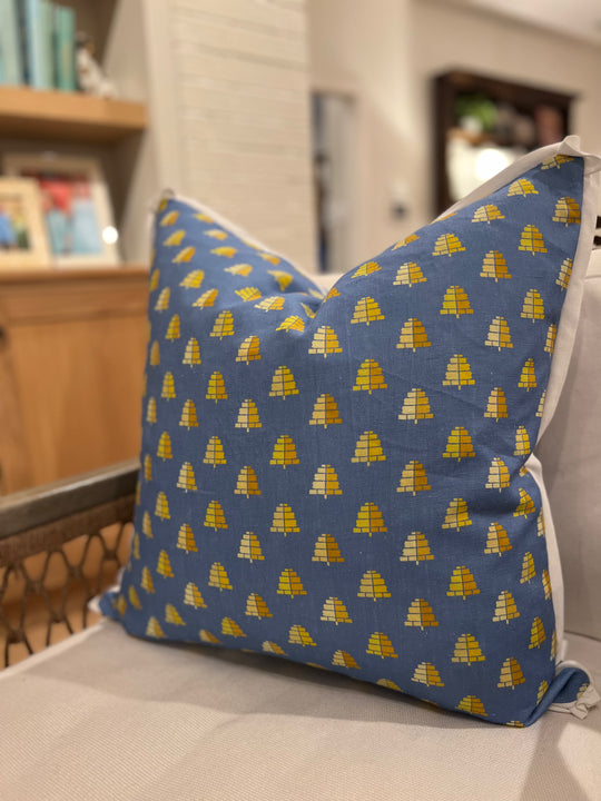 Pennsylvania Liberty Bells Square Pillow Cover Only